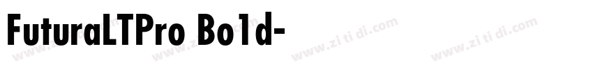 FuturaLTPro Bo1d字体转换
